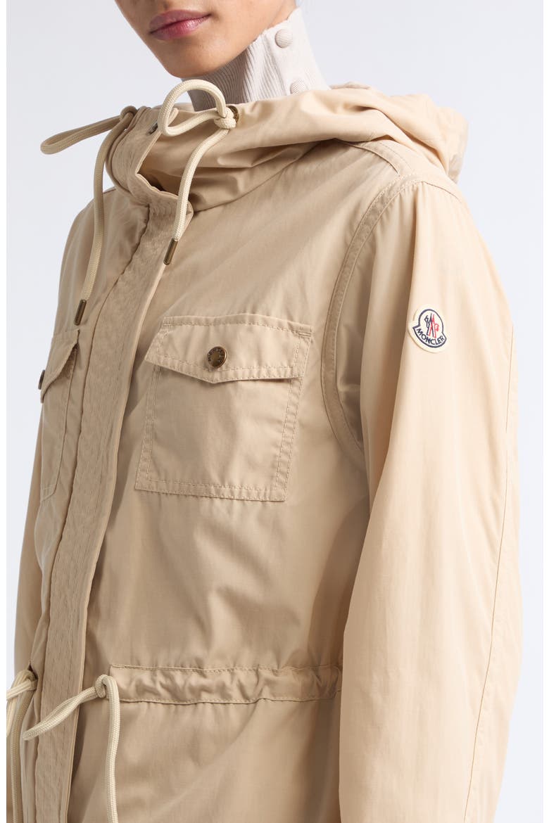 Serin Short Parka, Alternate, color, BEIGE