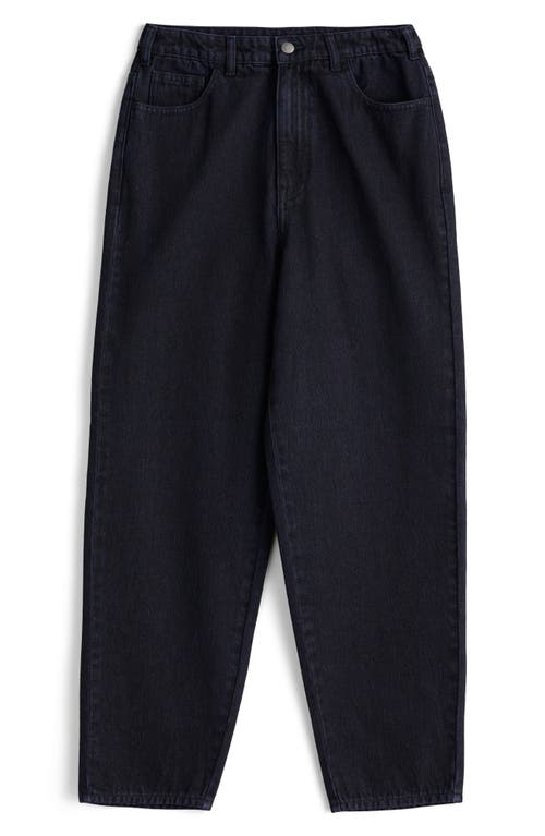 Shop Seasalt Cornwall Towan Barrel Leg Organic Cotton Jeans In Inkwell