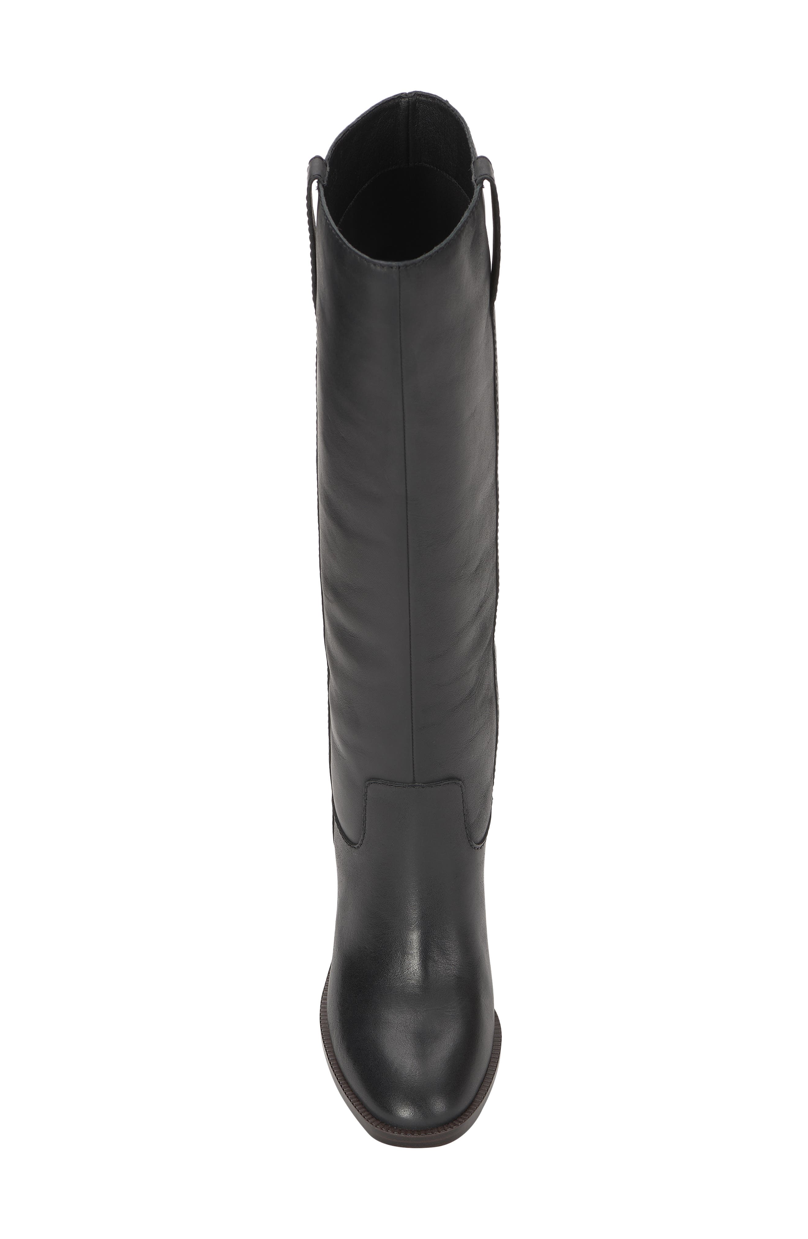 Adana Knee High Boot, Alternate, color, BLACK