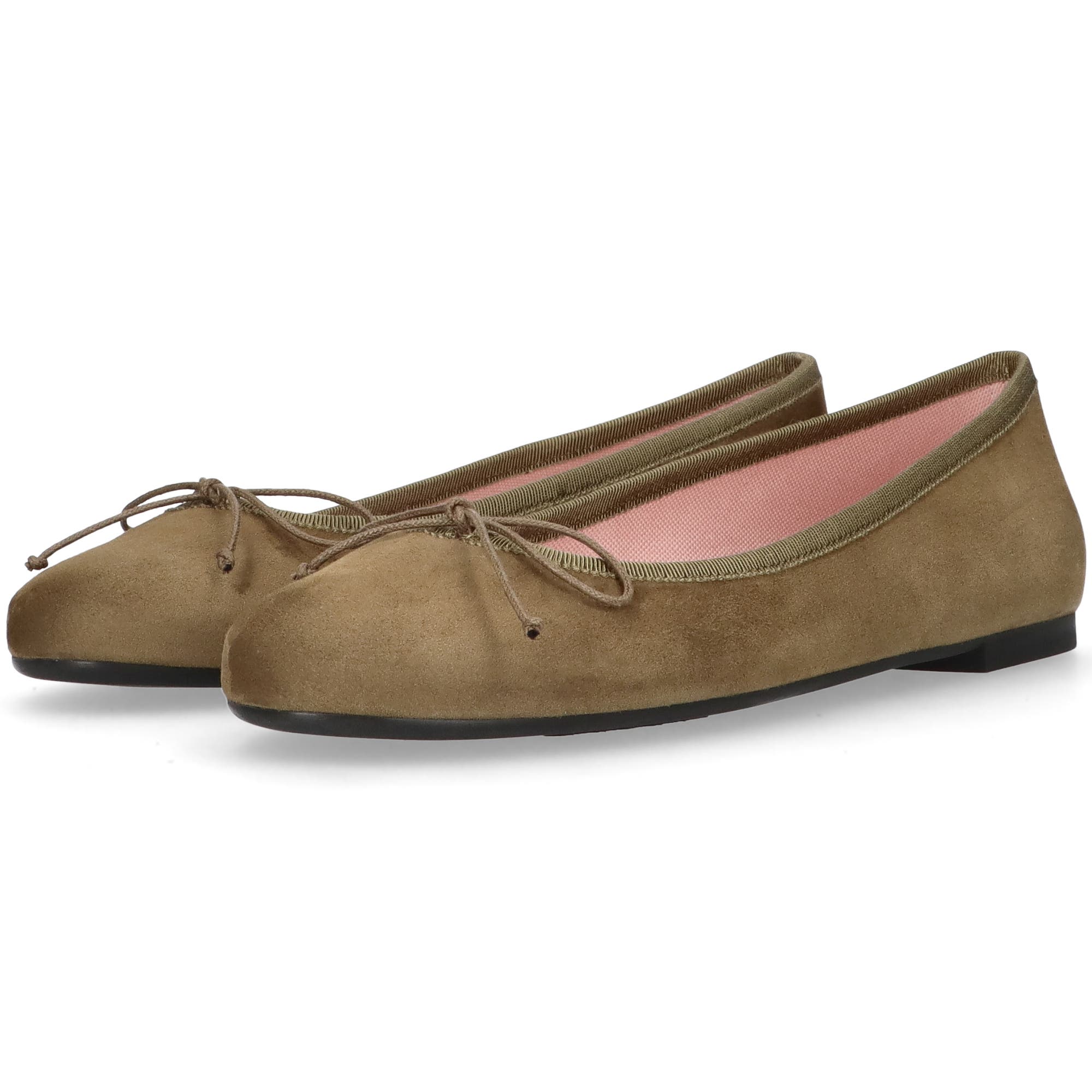 Pretty Ballerinas Round toe ballet flat, Alternate, color, Khaki