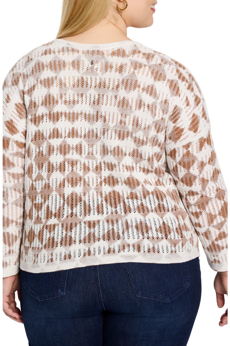 Cotton Open Stitch Sweater, Alternate, color, NEUTRAL MULTI