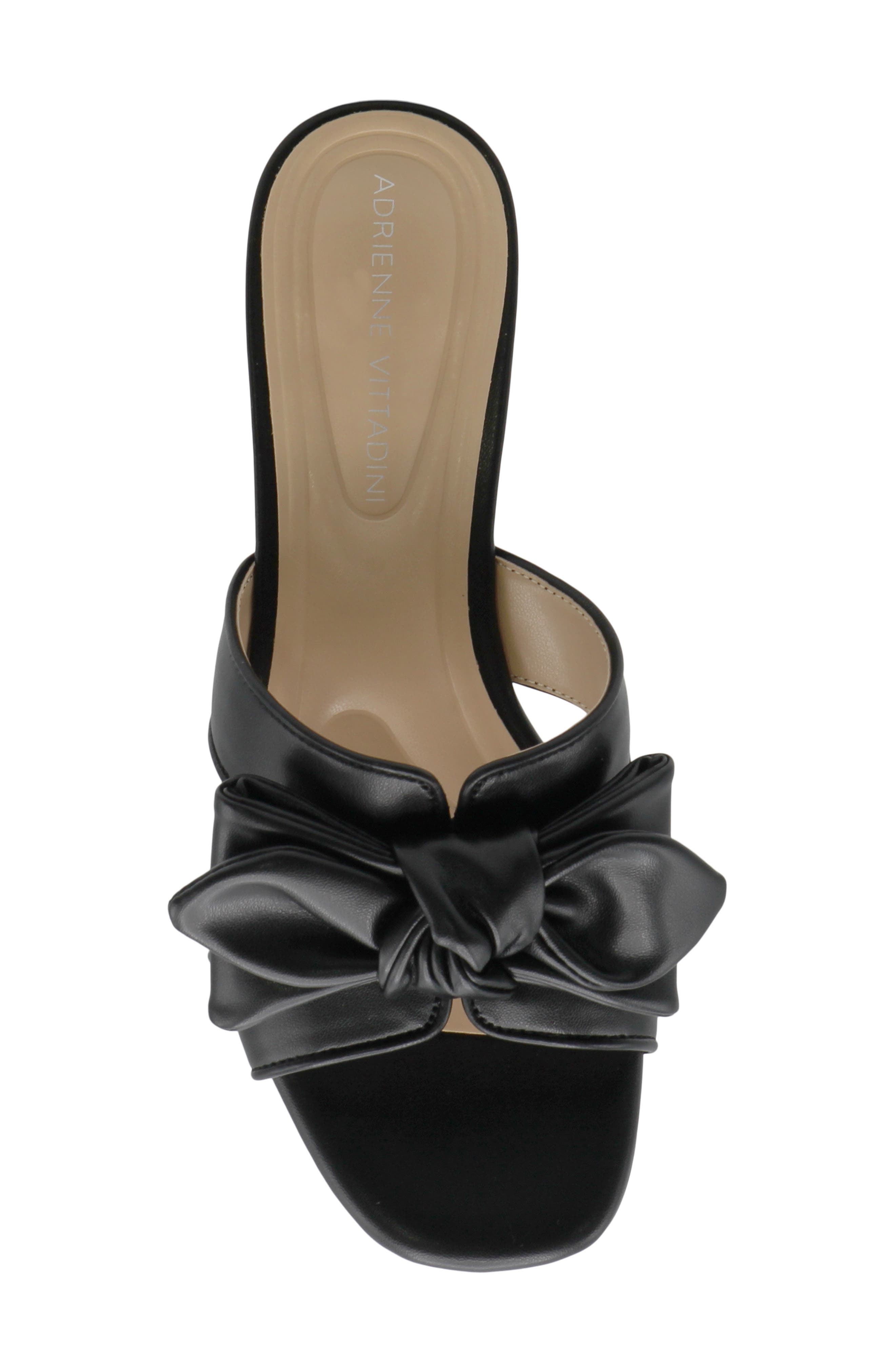 Adrienne Vittadini Arnoldo Slide Sandal, Alternate, color, Black Mesh