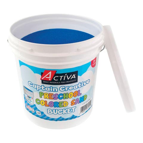 12 lb Bucket Colored Sand - Dark Blue