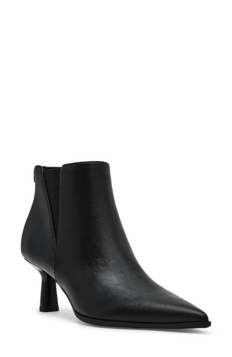 Cormack Croc Embossed Faux Leather Bootie