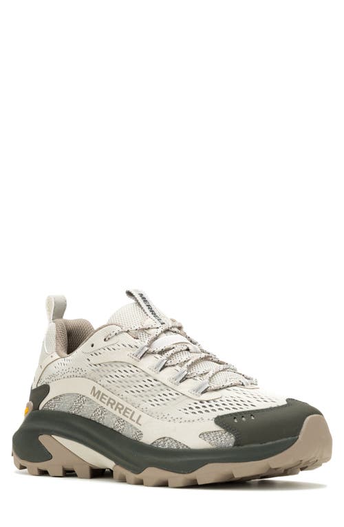 Merrell Moab Speed 2 Mens Lace-up Mesh Hiking Shoes In Gray