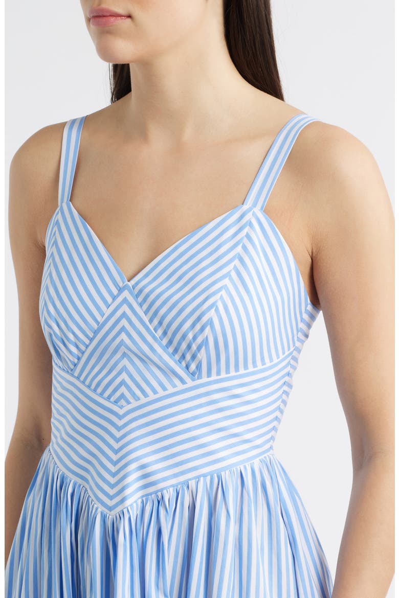 Stripe Midi Sundress, Alternate, color, SKY BLUE STRIPE
