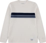 abercrombie kids Kids' Striped Long Sleeve Rib Knit Top