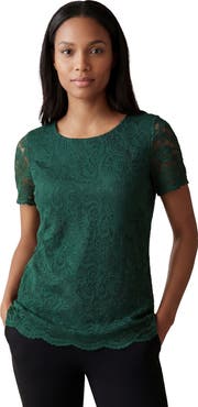 Jessica London Stretch Lace Tunic