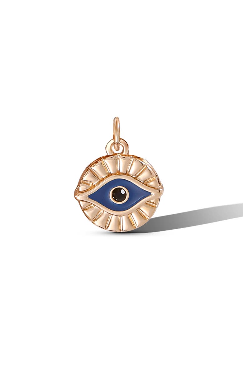 Evil Eye Bangle Bracelet, Alternate, color, Gold