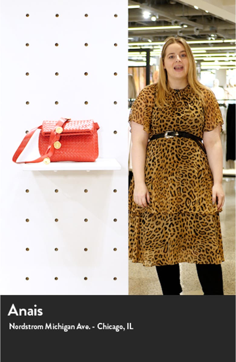 The Fold Padded Intrecciato Leather Crossbody Bag, sales video thumbnail