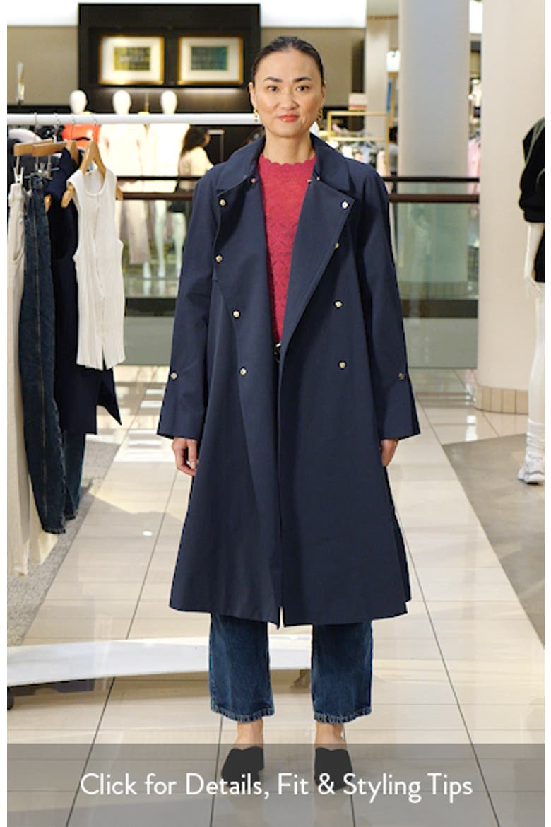 Metal Tip Sash Trench Coat video