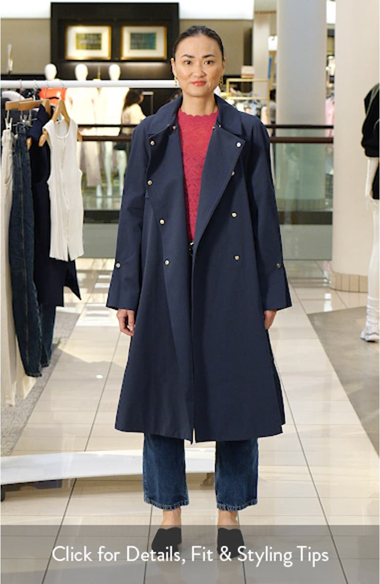 Metal Tip Sash Trench Coat, sales video thumbnail