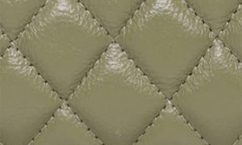 Walter Baker Camden Diamond Quilt Leather Shoulder Bag In Sage