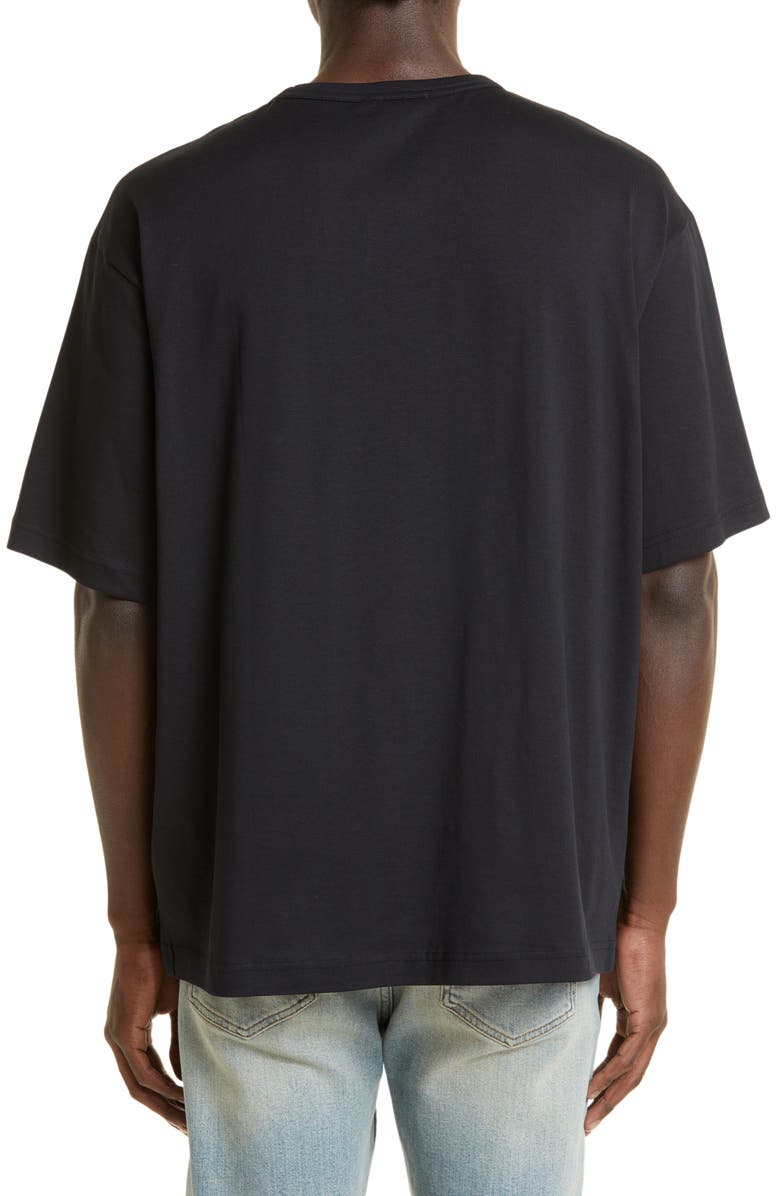 Acne Studios Nash Face Patch Oversize T-Shirt, Alternate, color, 
