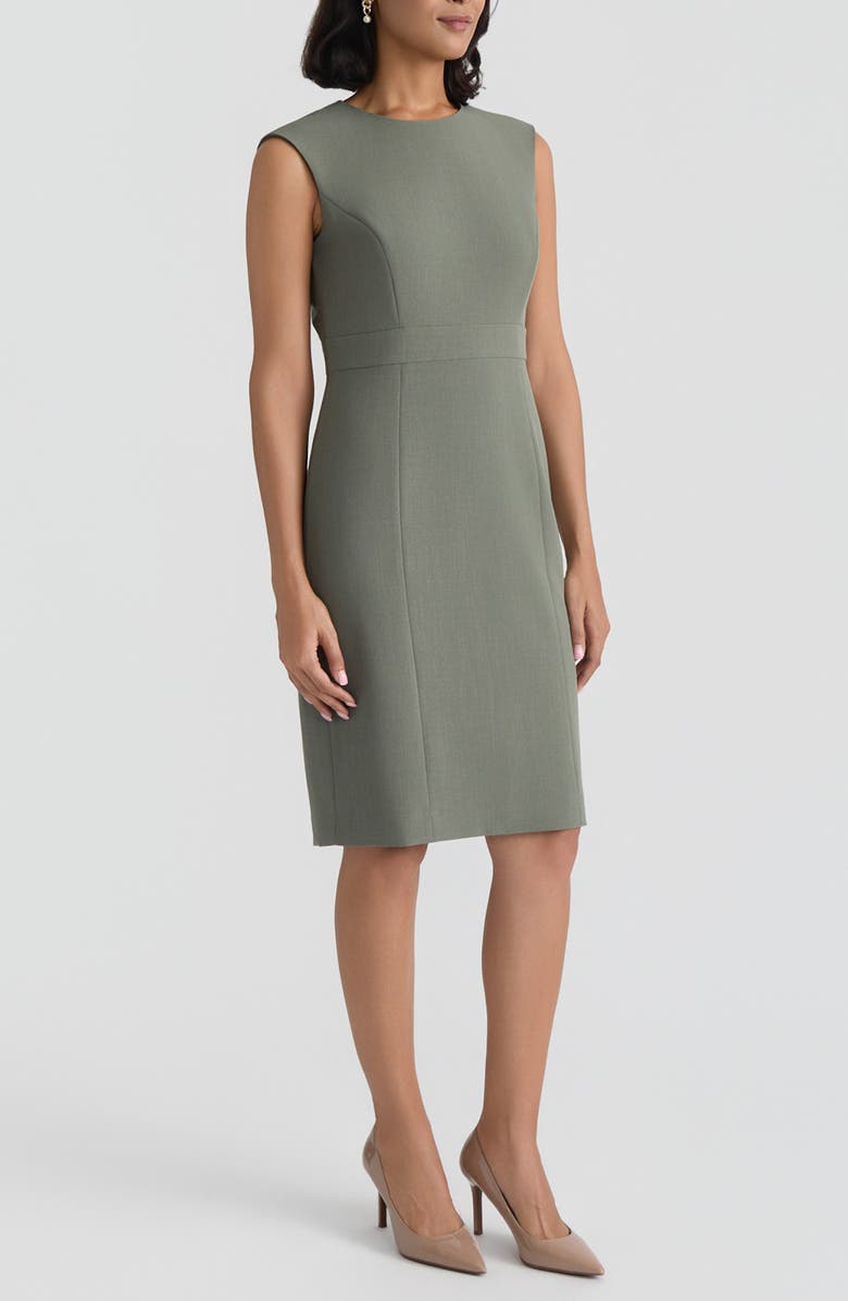 KASPER Seamed Sheath Dress, Alternate, color, 