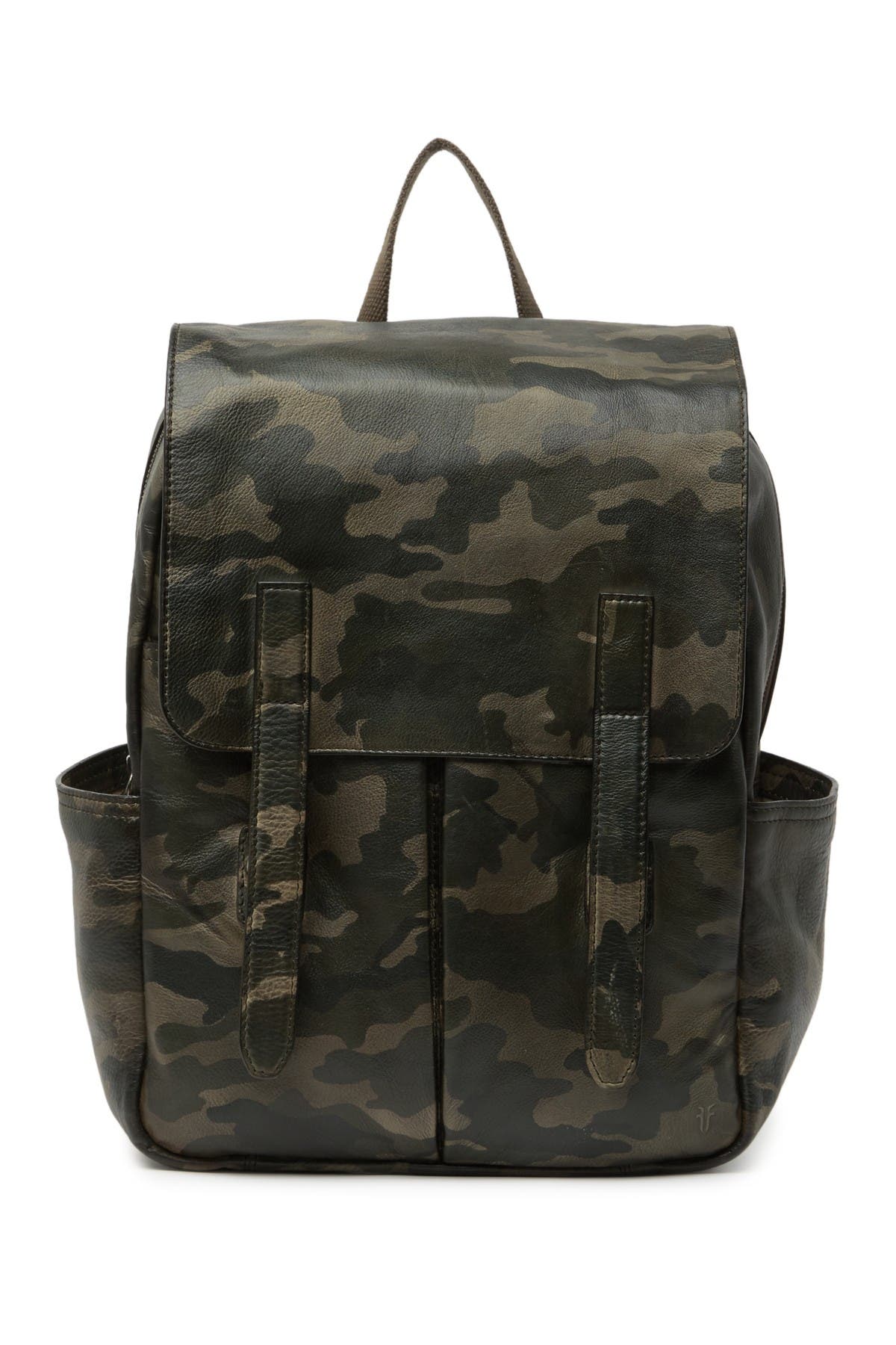 Frye Leather Camo Backpack, Alternate, color, 