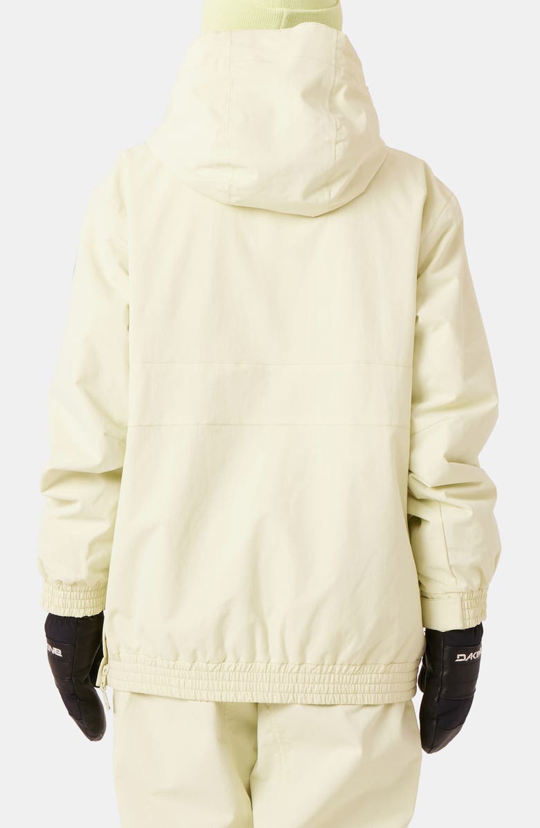 Roxy Downtown Waterproof Anorak, Alternate, color, Jade