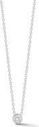 GLAZE JEWELRY Bezel Set Cubic Zirconia Pendant Necklace