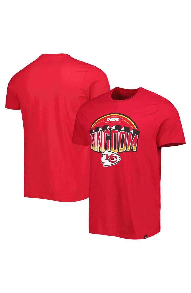 '47 Men's '47 Red Kansas City Chiefs Team Regional Super Rival T-Shirt, Main, color, Red