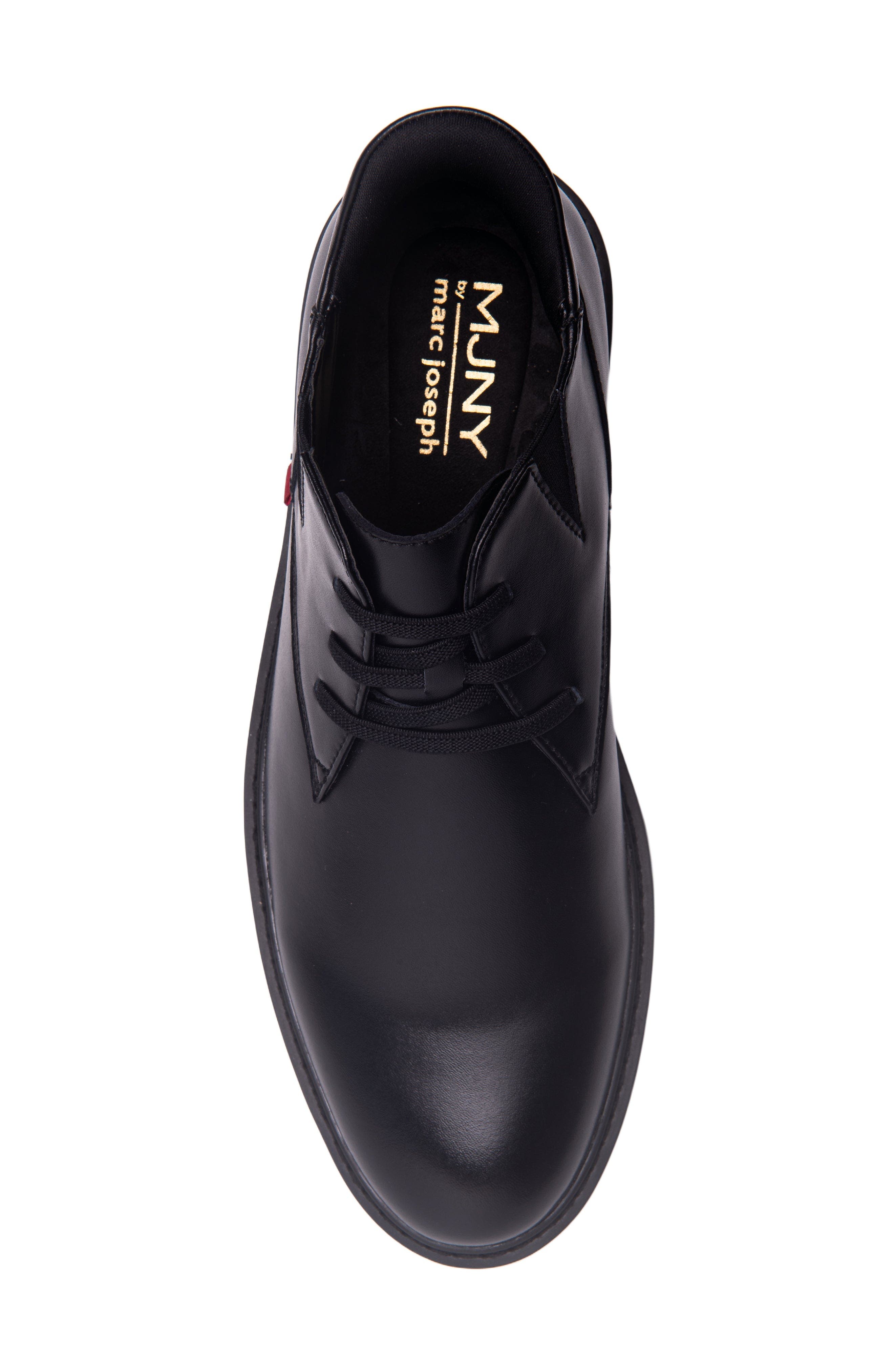 Marc Joseph New York Clark Road Hands Free Technology Leather Laceup Chukka Boot, Alternate, color, Black Napa Leather