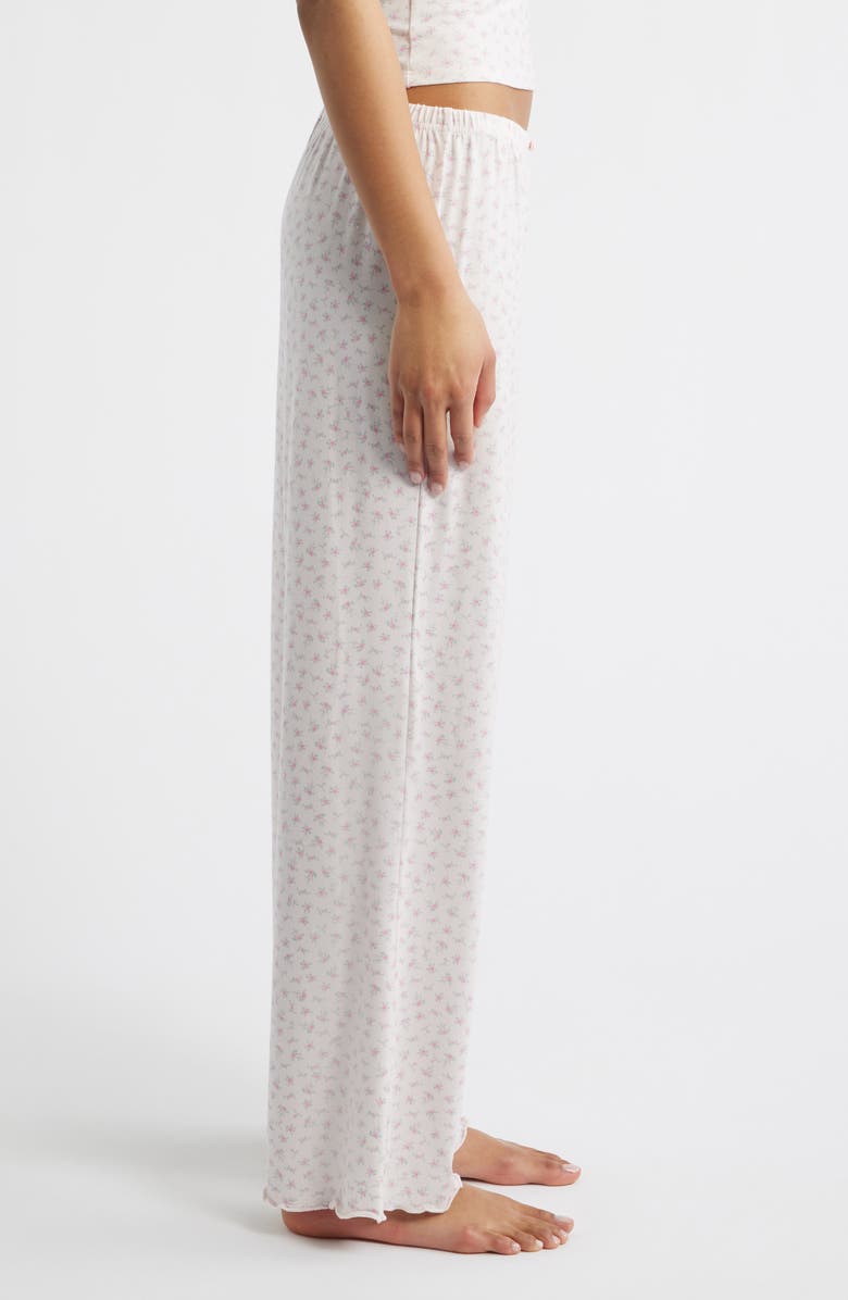 HAPPY CAMP3R Sugar Plum Olivia Wide Leg Sweatpants, Alternate, color, Baby Pink