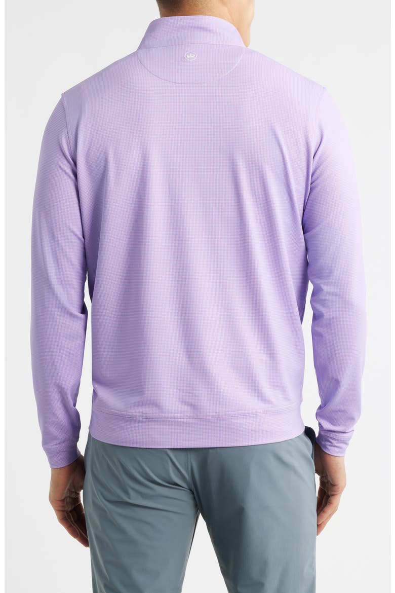 Perth Basketweave Quarter Zip Performance Sweatshirt, Alternate, color, PINK PARFAIT
