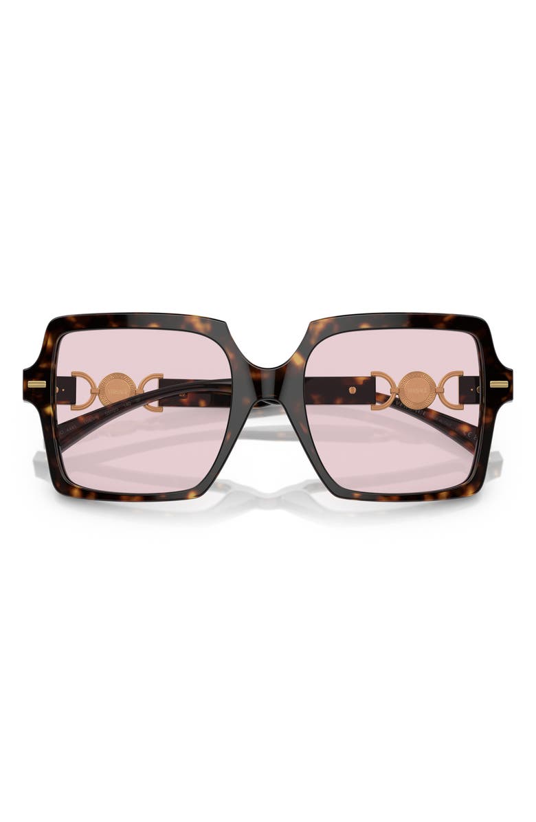 Versace 55mm Square Sunglasses, Alternate, color, 