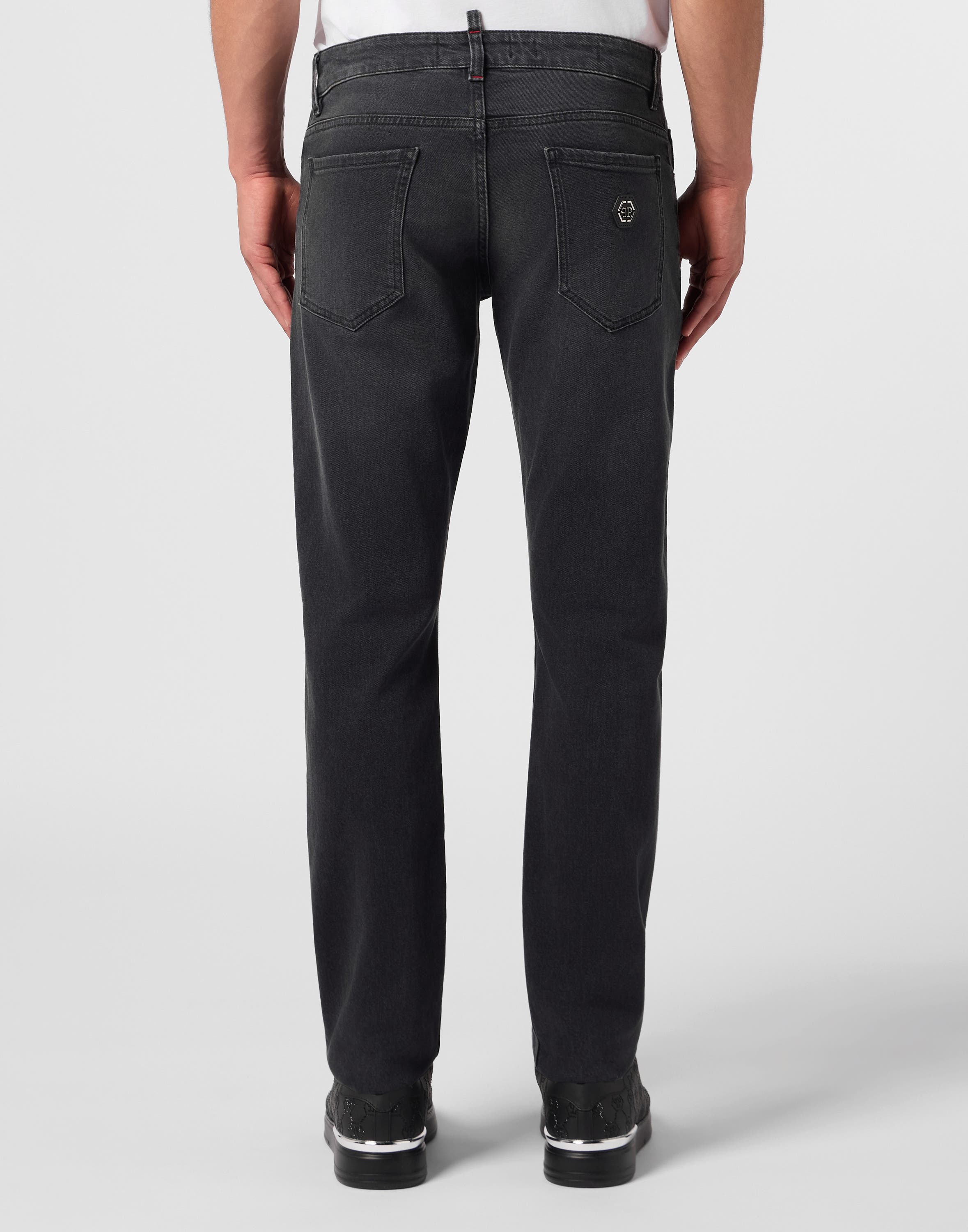 PHILIPP PLEIN Super Straight Cut Jeans Basic Men (Men) | Nordstrom