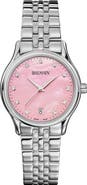 Balmain Beleganza Diamond & Mother-of-Pearl Bracelet Watch, 32mm