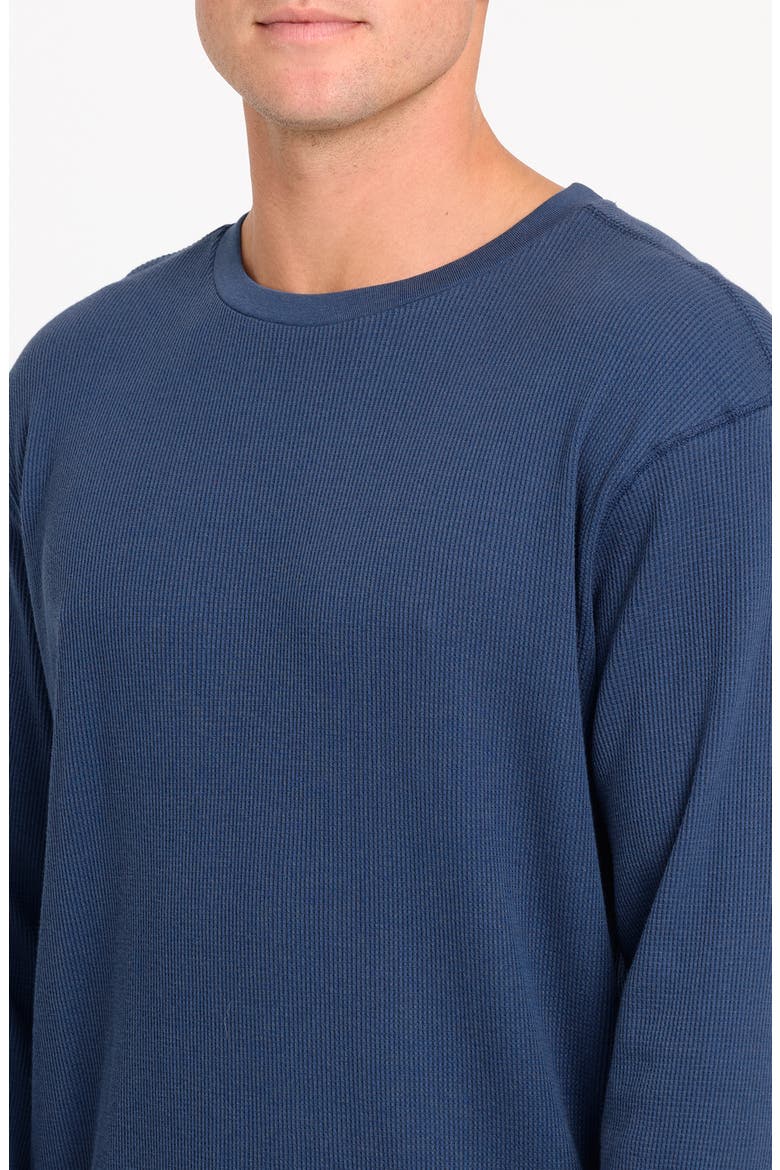 Essential Long Sleeve Thermal T-Shirt, Alternate, color, DARK DENIM