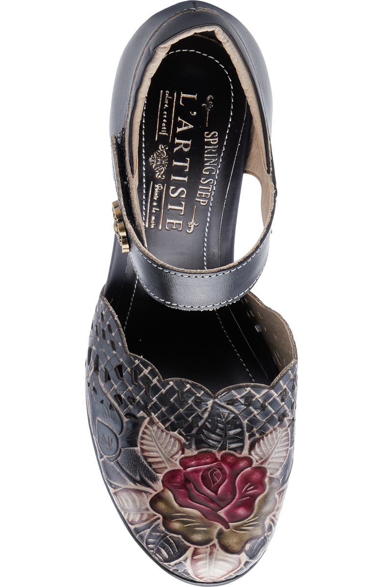 L
Artiste by Spring Step Debbihary Mary Jane Platform Pump, Alternate, color, Black Multi