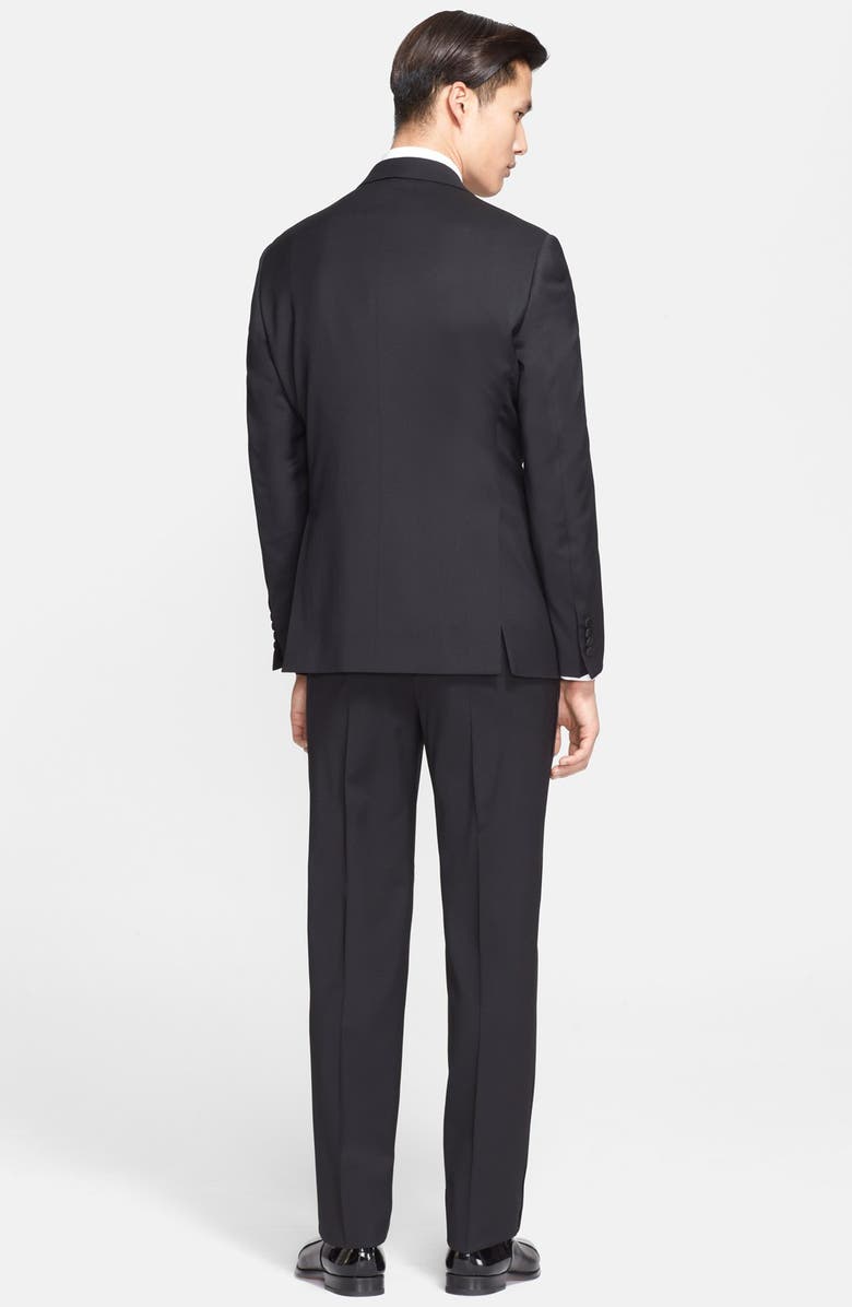 Emporio Armani Armani Collezioni 'Giorgio' Trim Fit Notch Lapel Tuxedo, Alternate, color, 