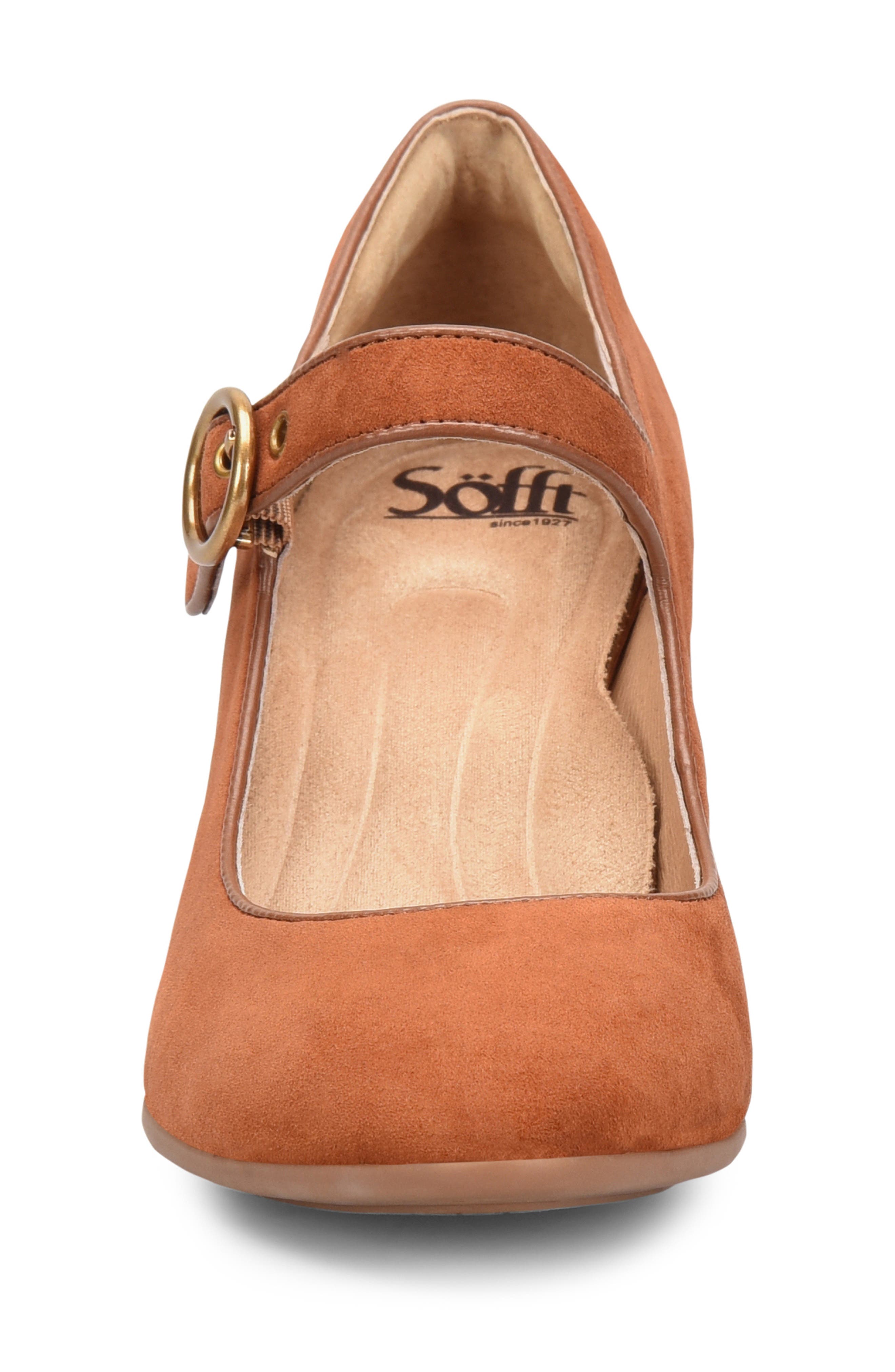 Söfft Petra Mary Jane Pump, Alternate, color, Russet Brown