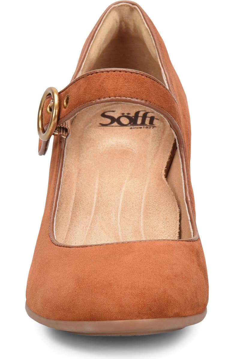Söfft Petra Mary Jane Pump, Alternate, color, Russet Brown