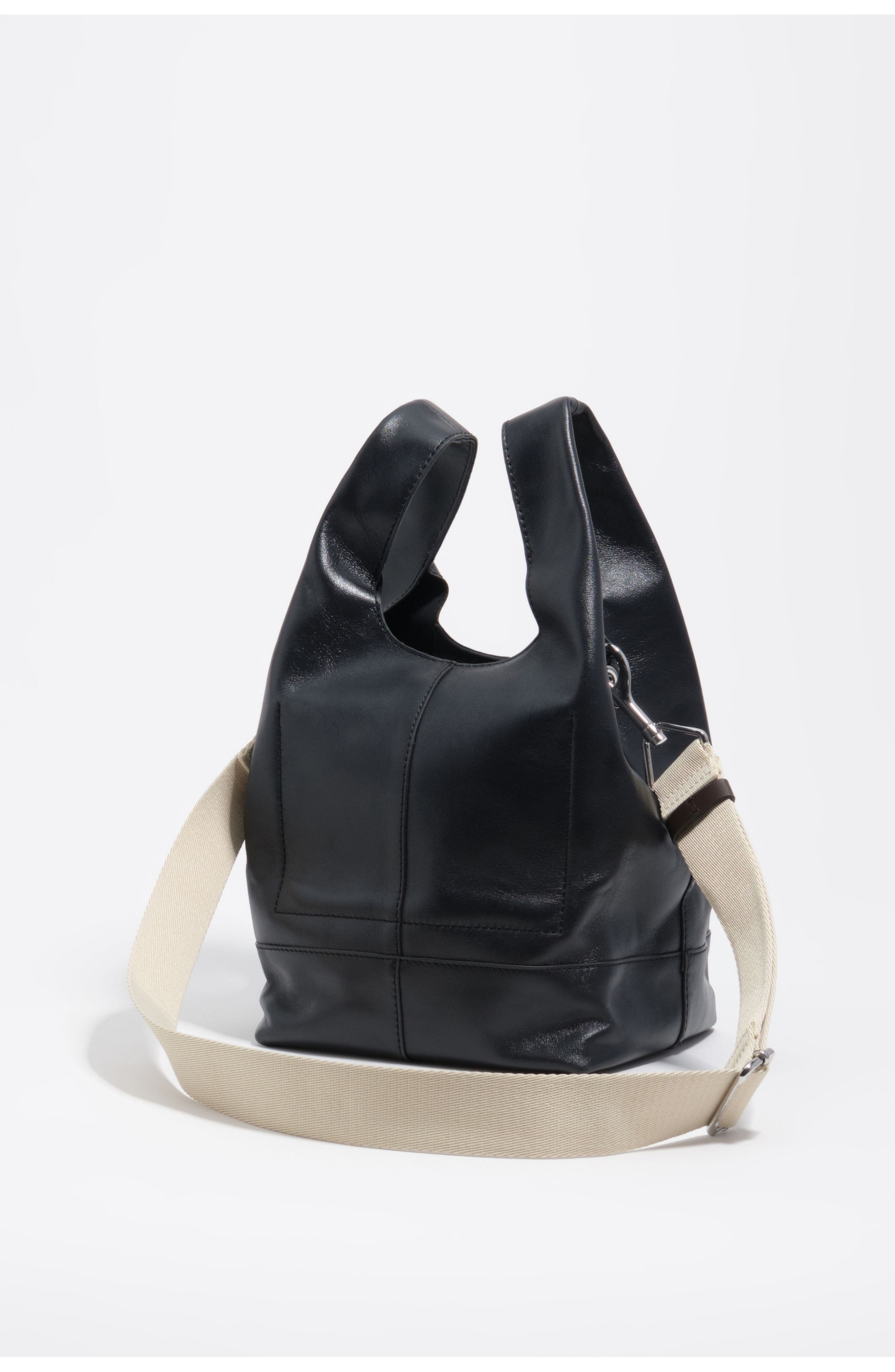 Bimba y Lola Medium Leather Tote Bag, Alternate, color, Petrol