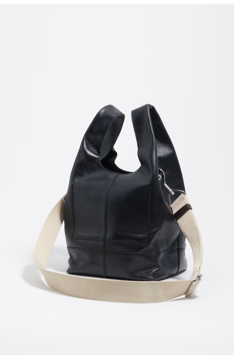 Bimba y Lola Medium Leather Tote Bag, Alternate, color, Petrol