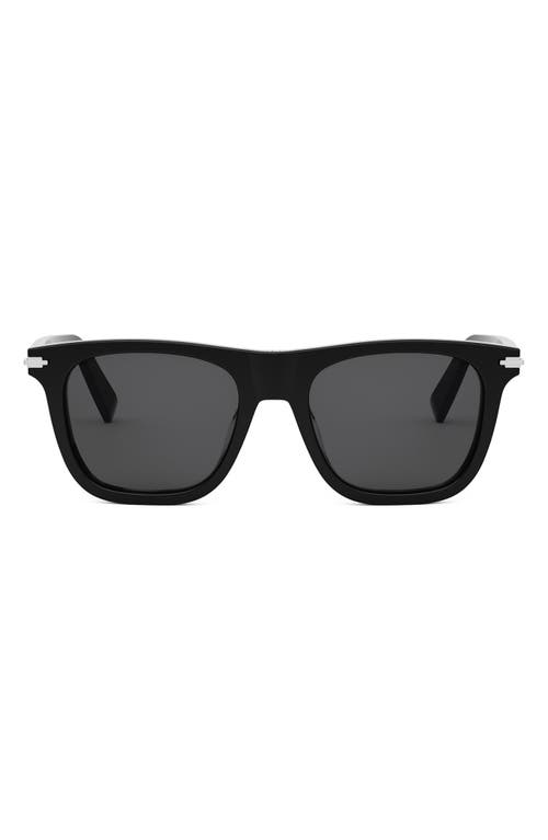 Dior 'blacksuit S13i 53mm Geometric Sunglasses In Black