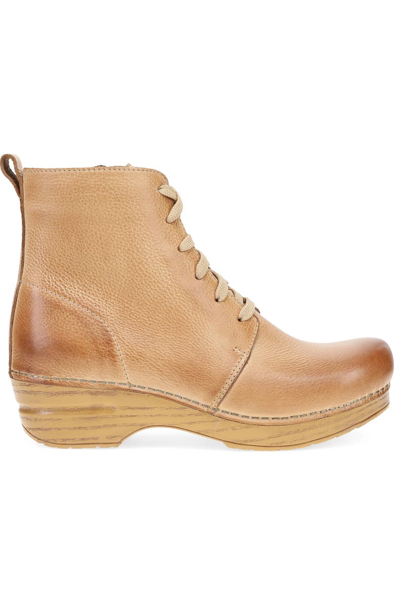 Dansko Sigourney Combat Boot, Alternate, color, Honey