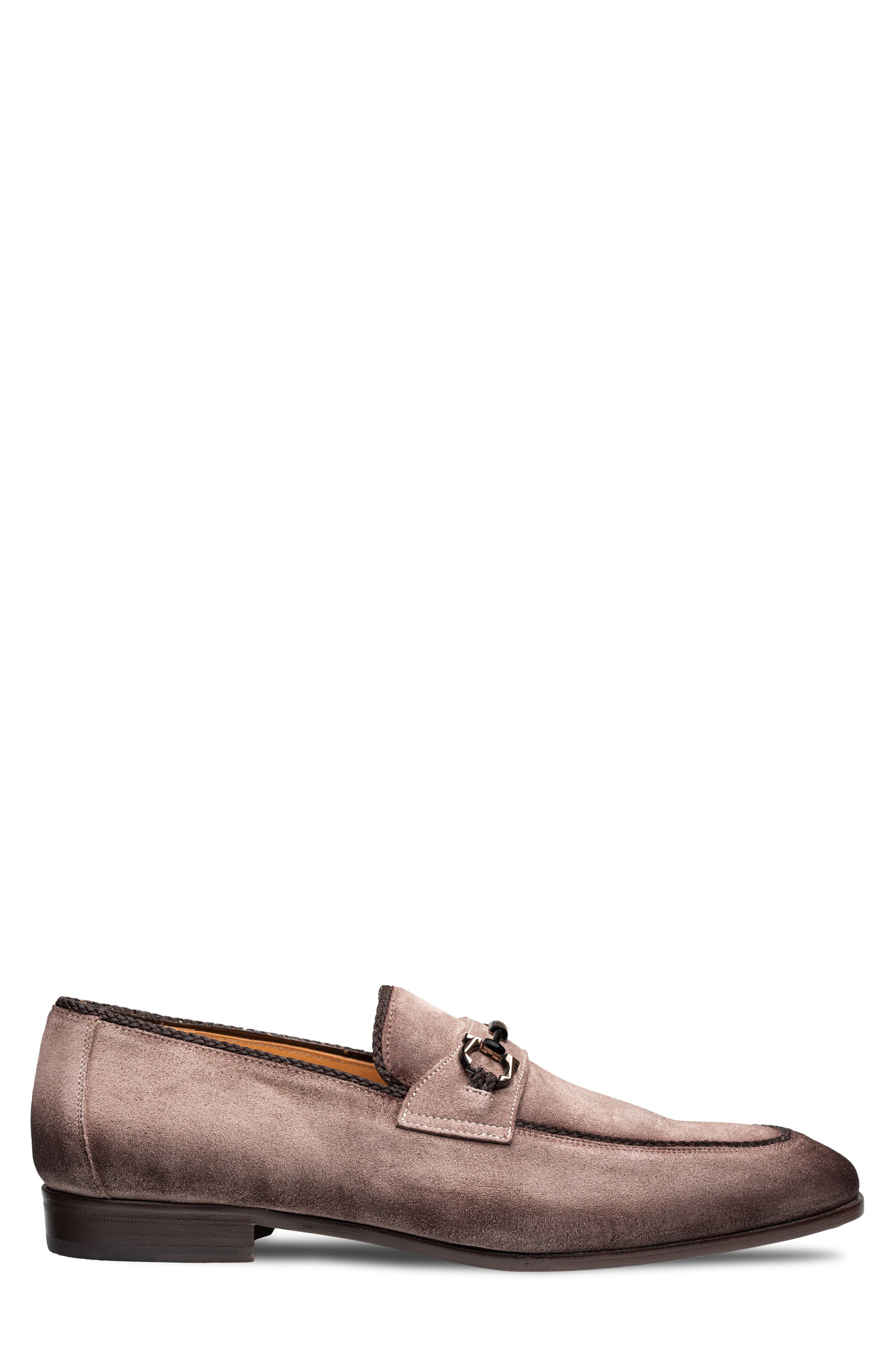Antelope Leather Bit Loafer, Alternate, color, TAUPE