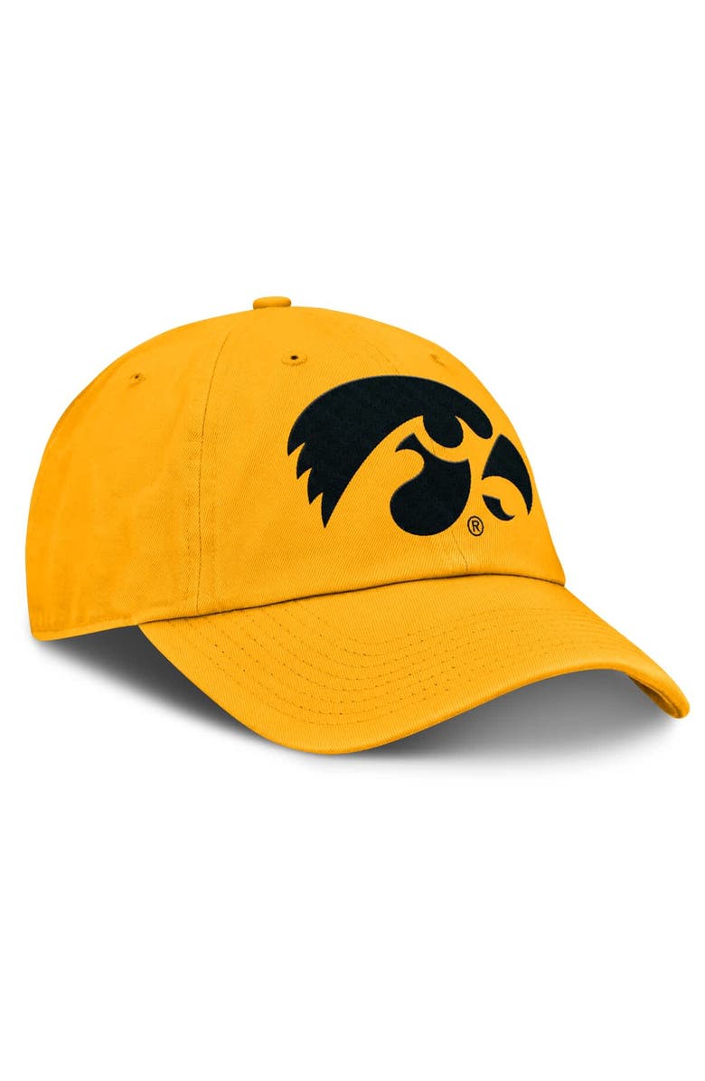 Nike Men's Nike Gold Iowa Hawkeyes Primetime Club Adjustable Hat, Alternate, color, Gold