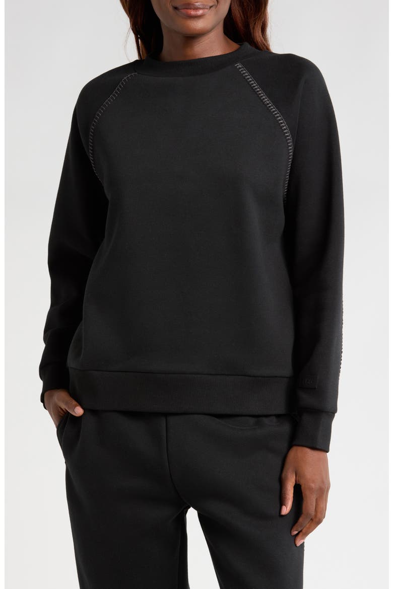 Classic Cotton Blend Sweatshirt, Main, color, BLK
