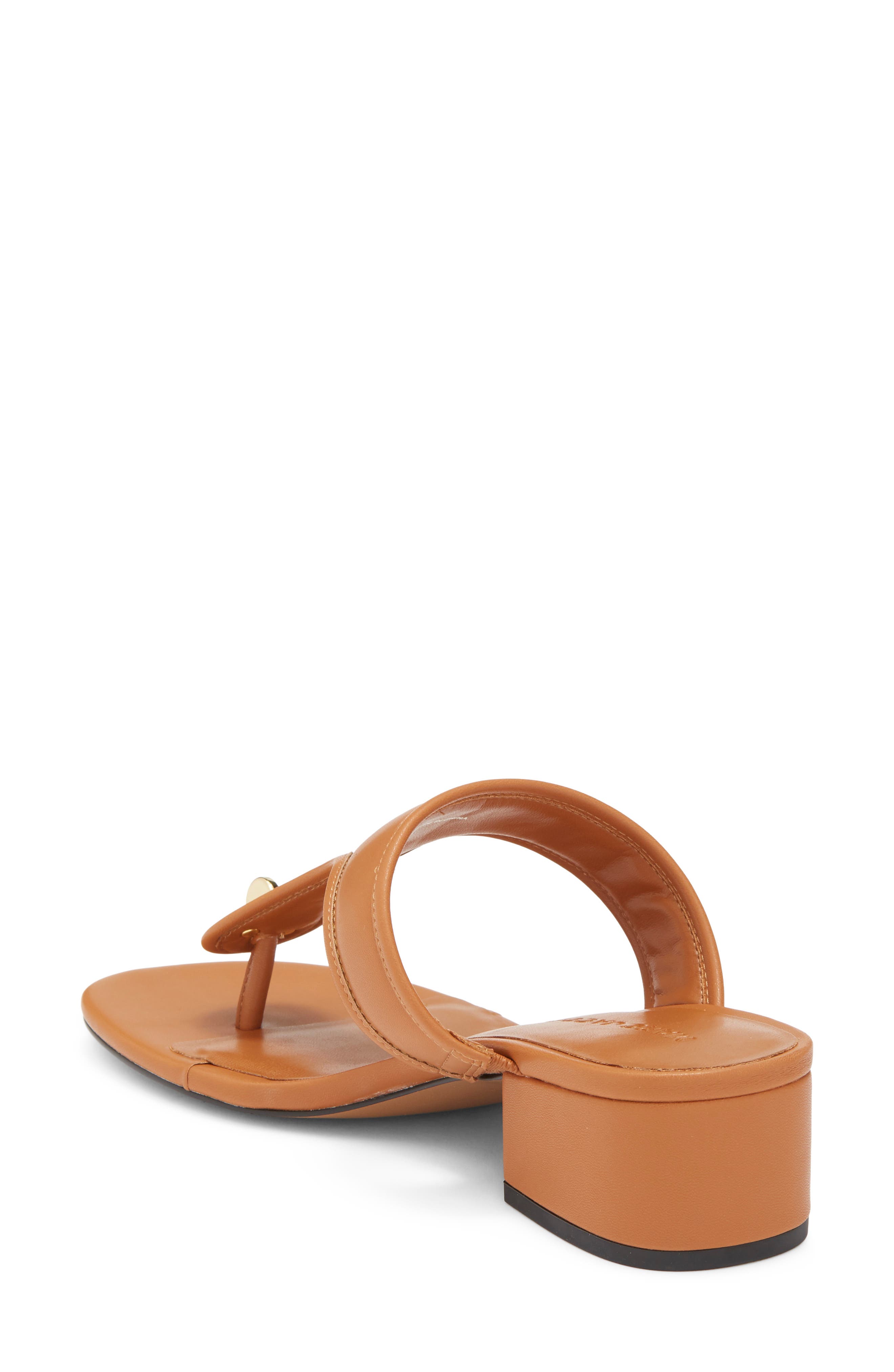 The Turnlock Heel T-Sandal, Alternate, color, WALNUT