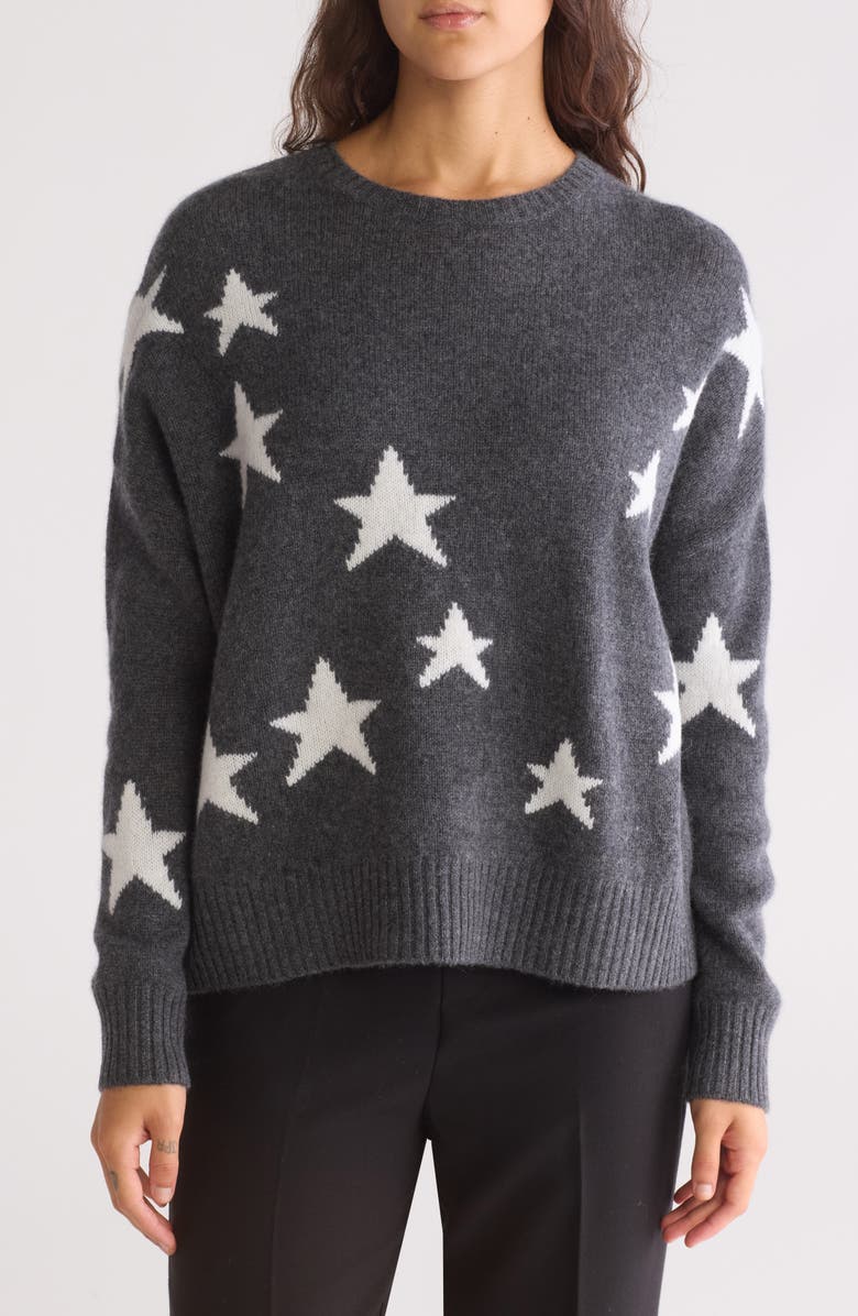 Magaschoni Star Cashmere Sweater, Main, color, 