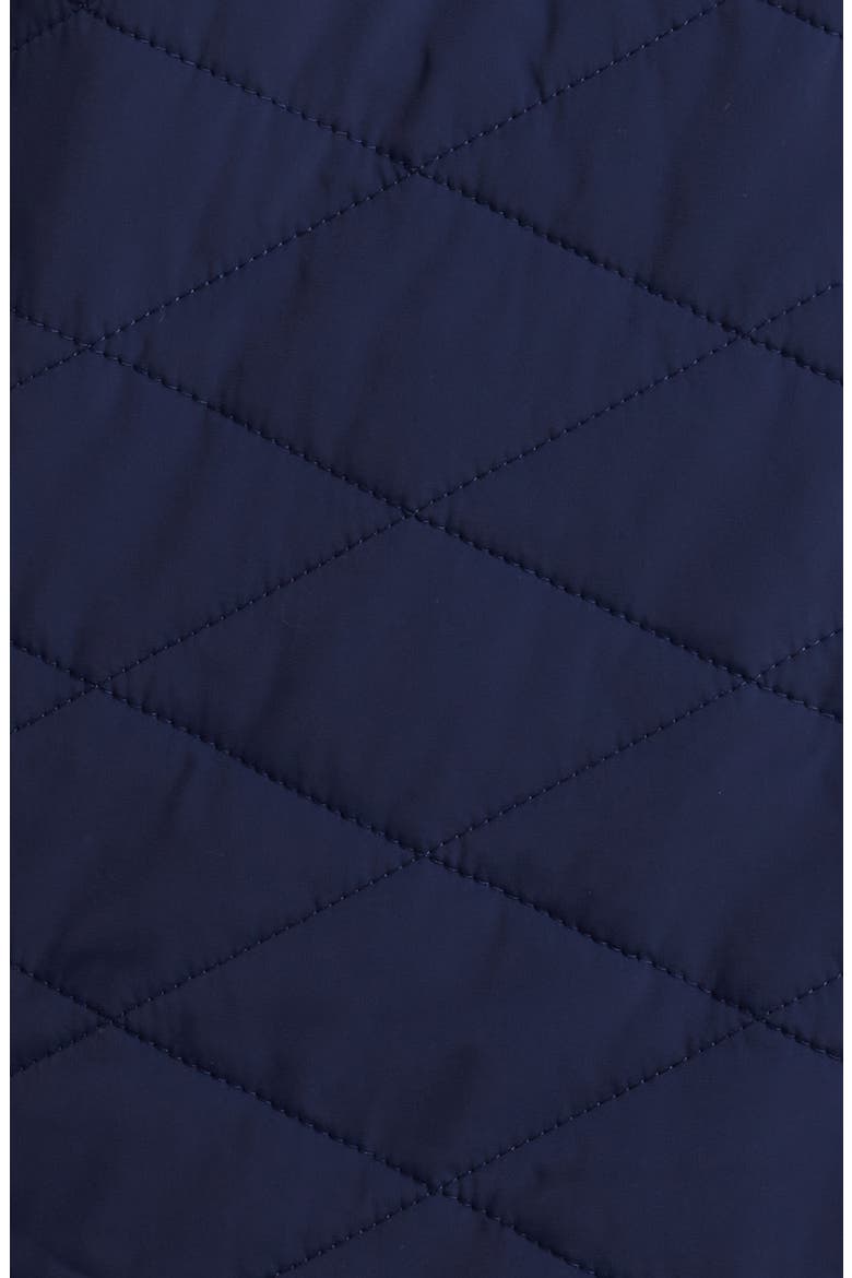Weller Lightweight Mixed Media Fleece Jacket, Alternate, color, NAVY