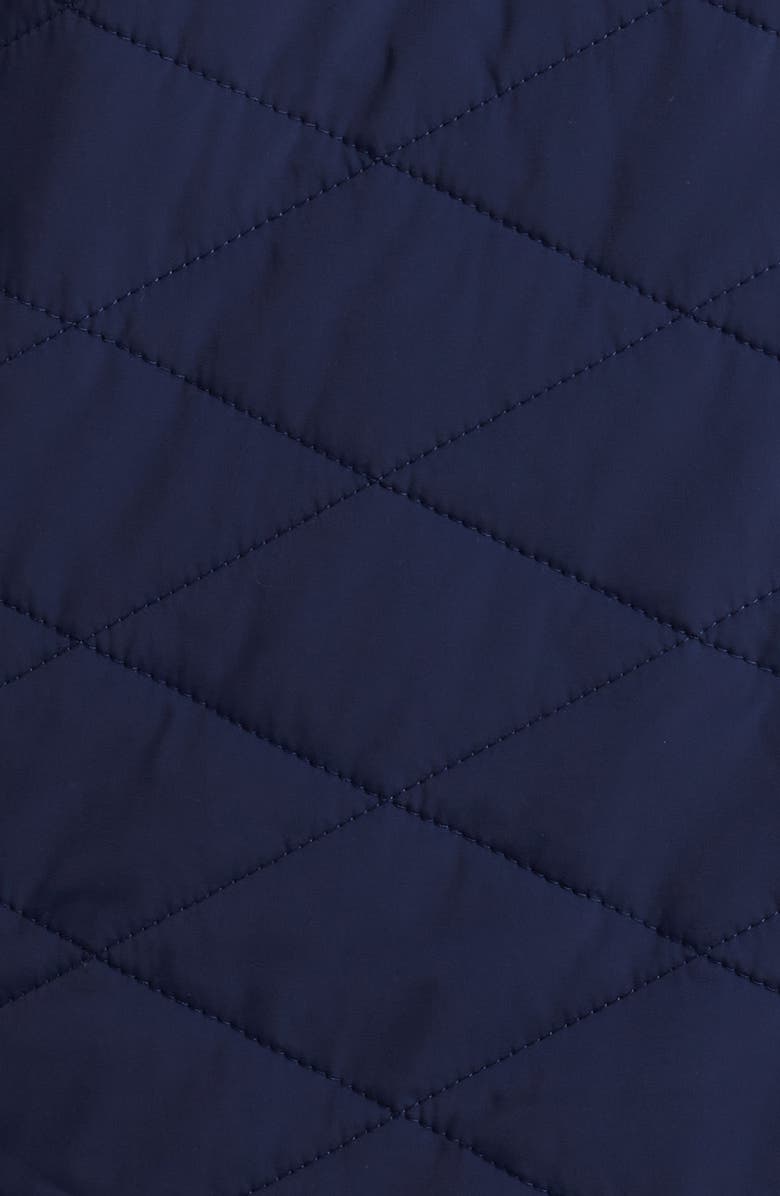 johnnie-O Weller Lightweight Mixed Media Fleece Jacket, Alternate, color, Navy