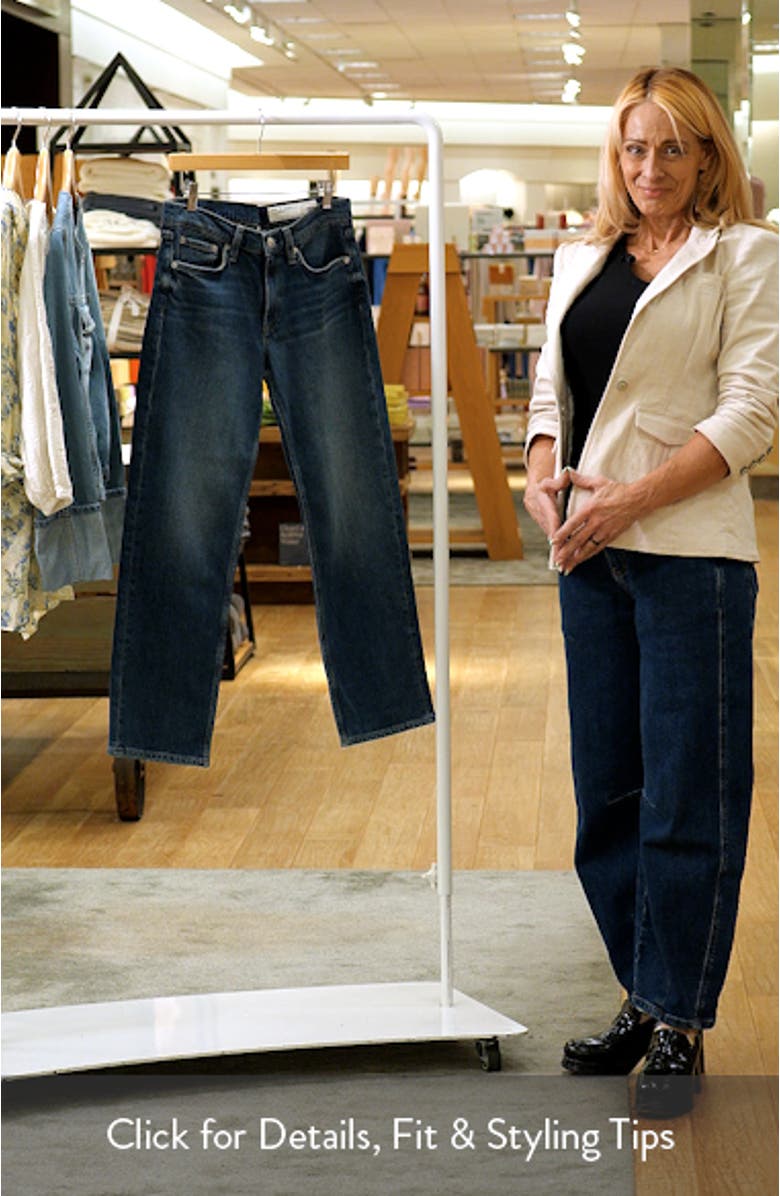 Harlow Low Rise Ankle Straight Leg Jeans, sales video thumbnail