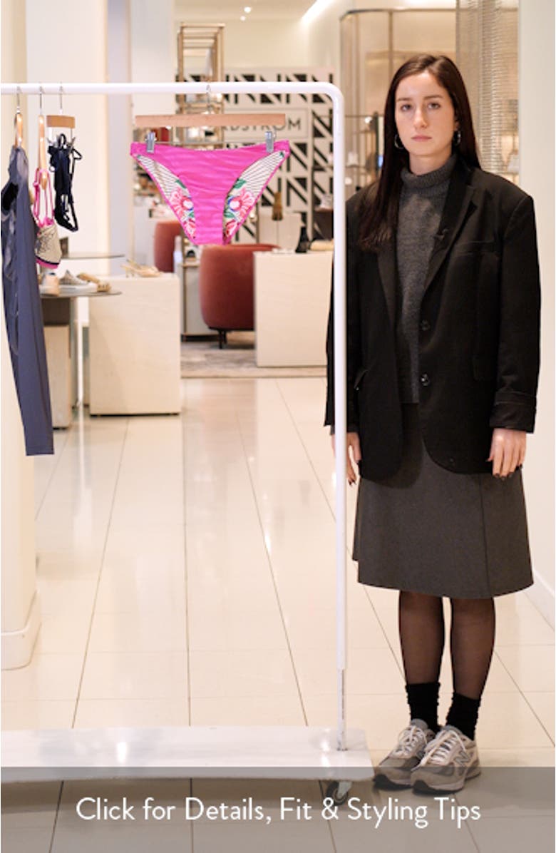 Deep Pink Sublimity Reversible Bikini Bottoms, sales video thumbnail