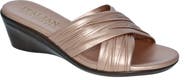 ITALIAN SHOEMAKERS Kenny Wedge Slide Sandal