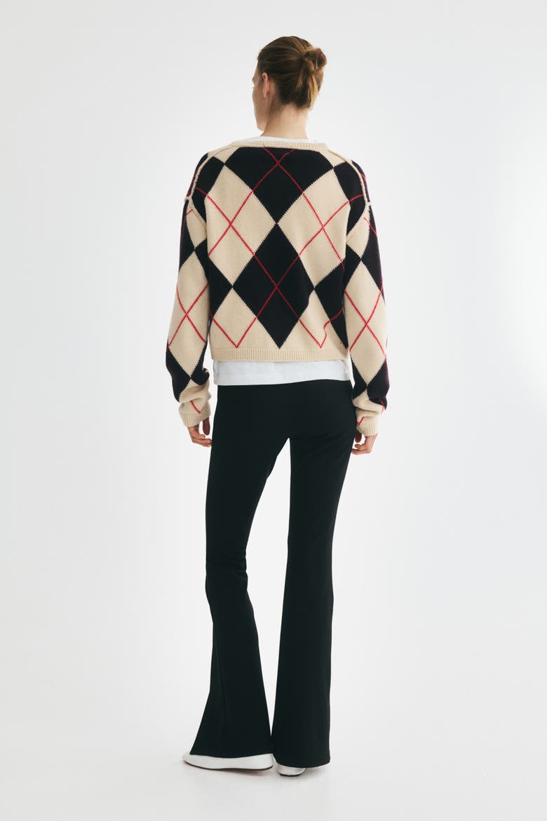 Flared Creased Leggings, Alternate, color, Black