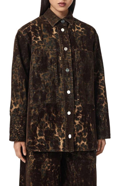 Eden Flock Leopard Print Shirt